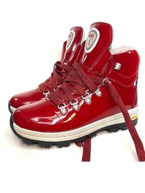 Olang Piper Rosso Red Patent Leather Winter Boot | 38